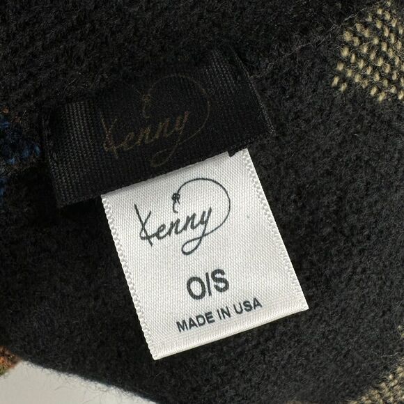 Kenny Brand Fringe Poncho Southwestern Aztec Tapestry Pullover One Size $224 - Picture 8 of 9